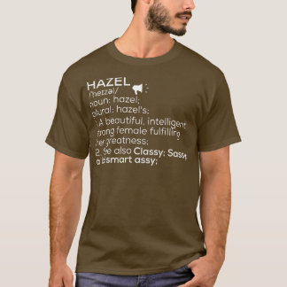 ヘイゼル名ヘイゼル定義ヘイゼル女性名ヘイズ Tシャツ