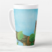 ヘイゼル食べヤマネのヘーゼルナッツ カフェラテマグ (左アングル)