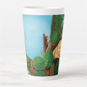 ヘイゼル食べヤマネのヘーゼルナッツ カフェラテマグ (正面)