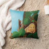 ヘイゼル食べヤマネのヘーゼルナッツ クッション (ブランケット)