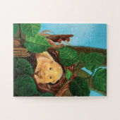 ヘイゼル食べヤマネのヘーゼルナッツ ジグソーパズル (横)