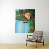 ヘイゼル食べヤマネのヘーゼルナッツ タペストリー (インサイチュ)