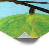 ヘイゼル食べヤマネのヘーゼルナッツ ポスター (角)