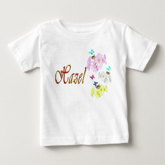 ヘイゼル 名前 子猫と一緒に,  ベビーTシャツ (正面)