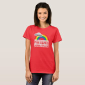 ヘイターはヘイトする Tシャツ (正面フル)