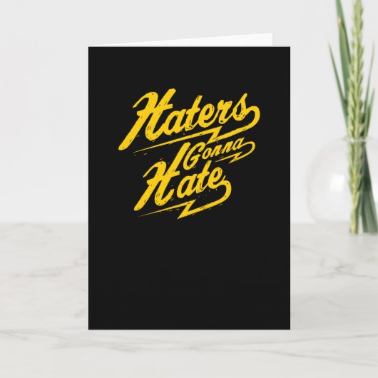 ヘイターズ·トゥ·ヘイト カード (正面)