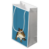 ヘイチップピー ブルー シマリスの紙袋 スモールペーパーバッグ (裏面アングル)