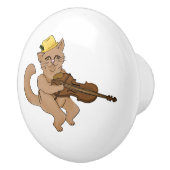 ヘイディドルディドルキャットとフィドル子供部屋の装飾 セラミックノブ (右)