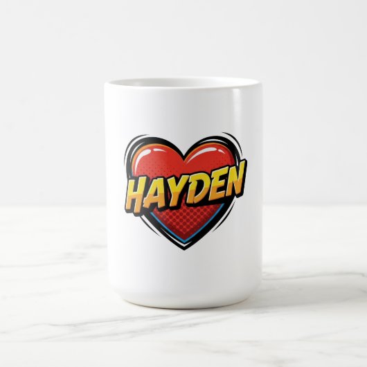 ヘイデンを愛して コーヒーマグカップ (中央)