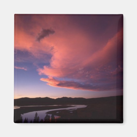 ヘイデン・バレー・マグネットの夕日 マグネット (正面)