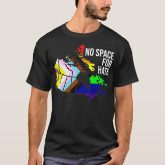 ヘイトカナダ宇宙なし Tシャツ