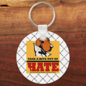 ヘイトキーチェーンを一口食べる キーホルダー (正面)