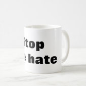 ヘイトストップ コーヒーマグカップ (正面右)