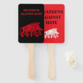 ヘイトセットのファンに反対 ハンドファン (正面&裏面)