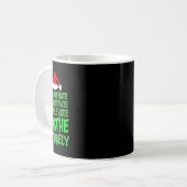 ヘイトダブル憎悪ローザ完全におもしろいクリスマ コーヒーマグカップ (正面左)
