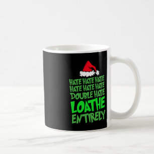 ヘイトダブル憎悪ローザ完全におもしろいクリスマ コーヒーマグカップ