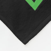 ヘイトディートダブルヘイトローザ完全なおもしろいクリスマ フリースブランケット (角)