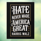 ヘイトネバーメイド素晴らしアメリカカマラハリスワルツ ウィンドウサイン (シート3)