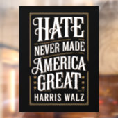 ヘイトネバーメイド素晴らしアメリカカマラハリスワルツ ウィンドウサイン (シート2)