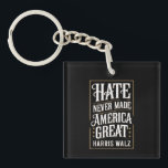ヘイトネバーメイド素晴らしアメリカカマラハリスワルツ キーホルダー<br><div class="desc">ヘイトネバーメイド素晴らしアメリカカマラハリスワルツ</div>