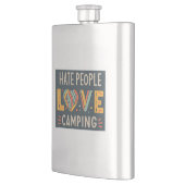 ヘイトピープルラブキャンピング フラスク (左)