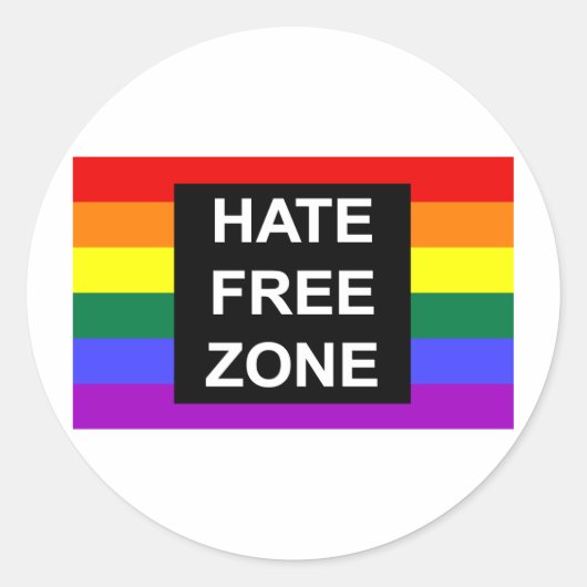 ヘイトフリーゾーン ラウンドシール (正面)