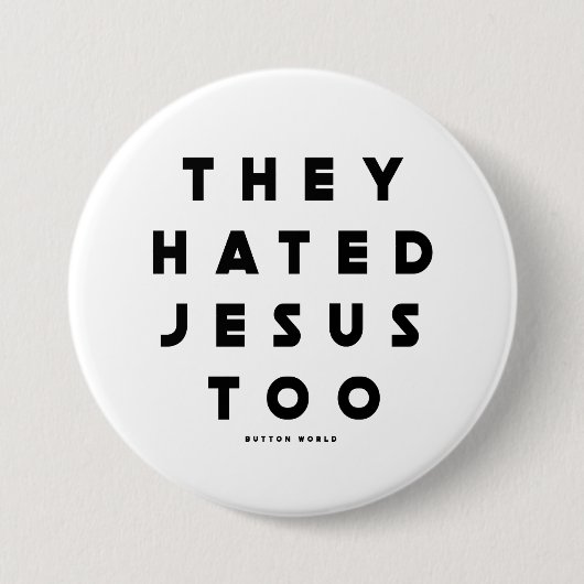 ヘイトボタン 缶バッジ (正面)