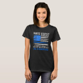 ヘイト警官が警察署と呼ぶ Tシャツ (正面フル)