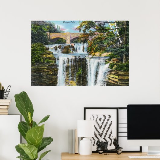 ヘイネス滝 ポスター (ホームオフィス)