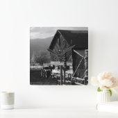 ヘイバーン スクエア壁時計 (ホーム)