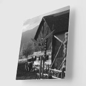 ヘイバーン スクエア壁時計 (傾斜)