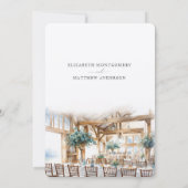 ヘイフィールドバーンのウェディングデスティネーション NY マープルクレスト 招待状 (裏面)