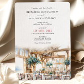 ヘイフィールドバーンのウェディングデスティネーション NY マープルクレスト 招待状