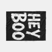 ヘイブウオークハロウィーン幽霊 フリースブランケット (正面(横))