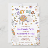 ヘイブグルービーハロウィーン6誕生日 招待状 (正面)