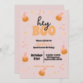 ヘイブハロウィン不気味バースデーパーティー 招待状 (正面/裏面)
