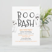 ヘイブハロウィーン幽霊誕生日 招待状 (スタンド正面)