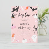 ヘイブハロウィーン誕生日招待状 招待状 (スタンド正面)