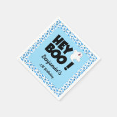 ヘイブブルーハロウィーン幽霊誕生日パーティー スタンダードカクテルナプキン (角)