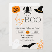 ヘイブーパーティの招待状 招待状 (正面/裏面)