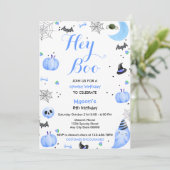 ヘイブーブルー幽霊ハロウィーン誕生日 招待状 (スタンド正面)