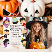 ヘイブー幽霊フォト誕生日 招待状