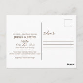 ヘイベビーブー秋ベビーシャワー ポストカード (裏面)