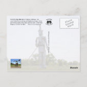 ヘイベールアート – ピンクのモンスタートラック ポストカード (裏面)