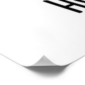 ヘイホップホッおもしろいプ物熱うさぎプリン ポスター (角)