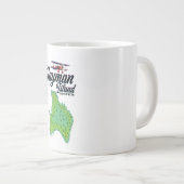 ヘイマン島ヴィンテージの旅行マップ。 ジャンボコーヒーマグカップ (正面右)