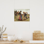 ヘイメイキング， 1880 ポスター (キッチン)