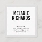 ヘイモダンスタイリスト写真広場名刺 スクエア名刺 (裏面)