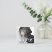 ヘイモダンスタイリスト写真広場名刺 スクエア名刺 (スタンド正面)