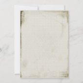 ヘイリーココアヴィンテージレース招待状 招待状 (裏面)